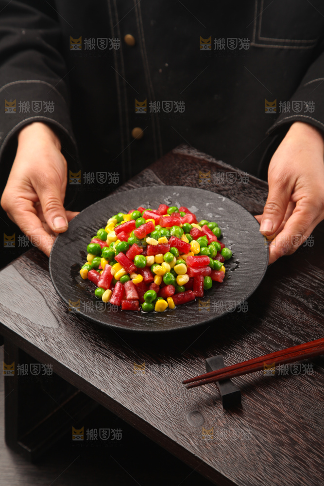 腊肠炒豌豆