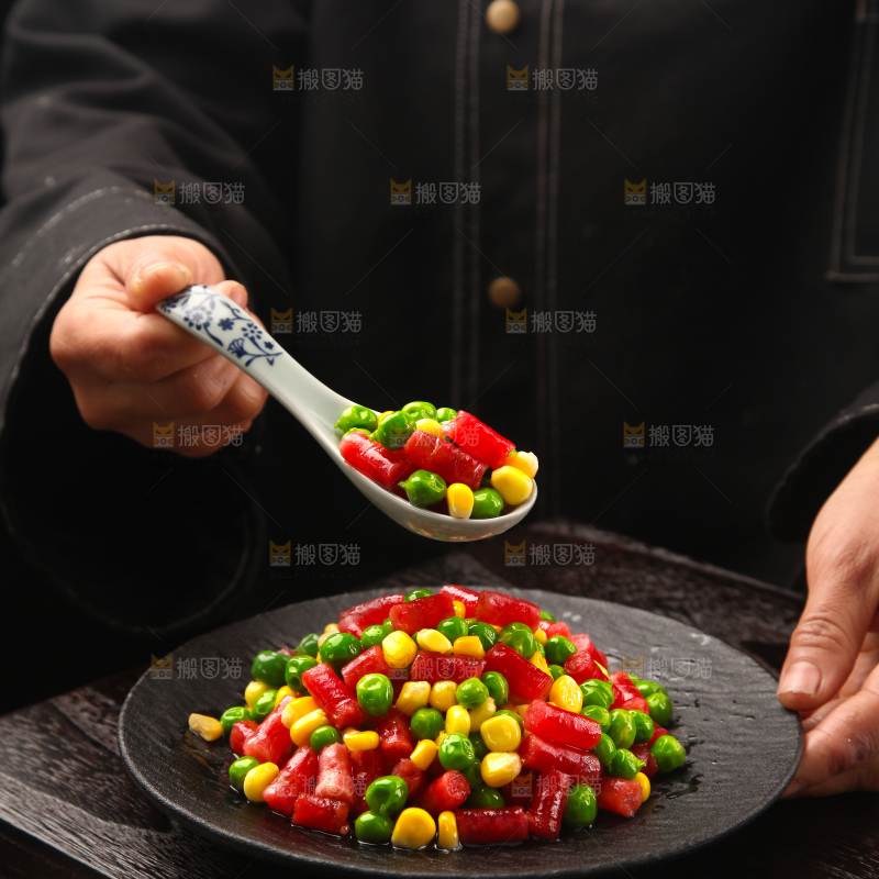 腊肠炒豌豆