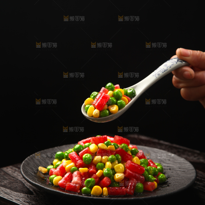 腊肠炒豌豆