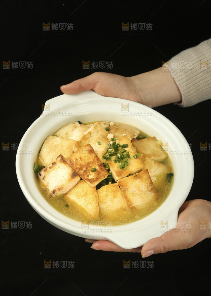 青菜豆腐煲