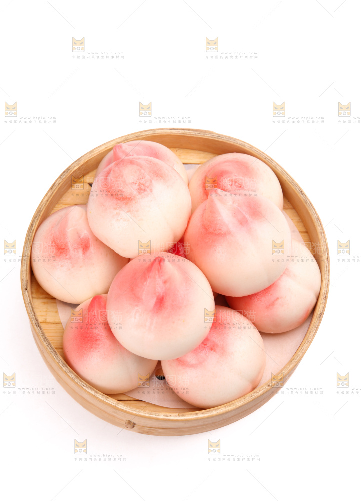 寿桃豆沙包