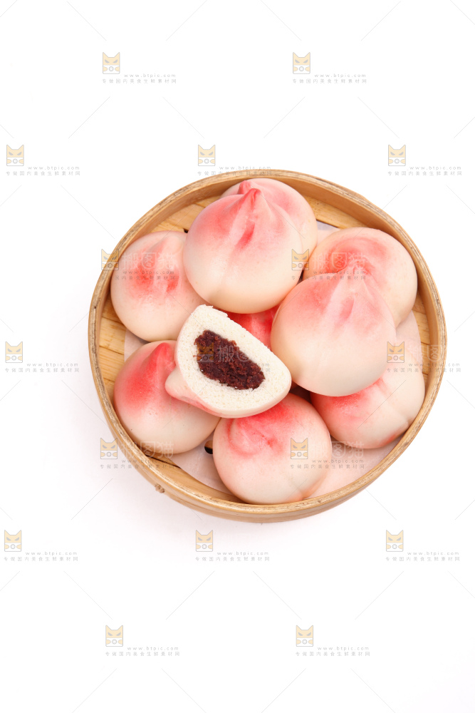 寿桃豆沙包
