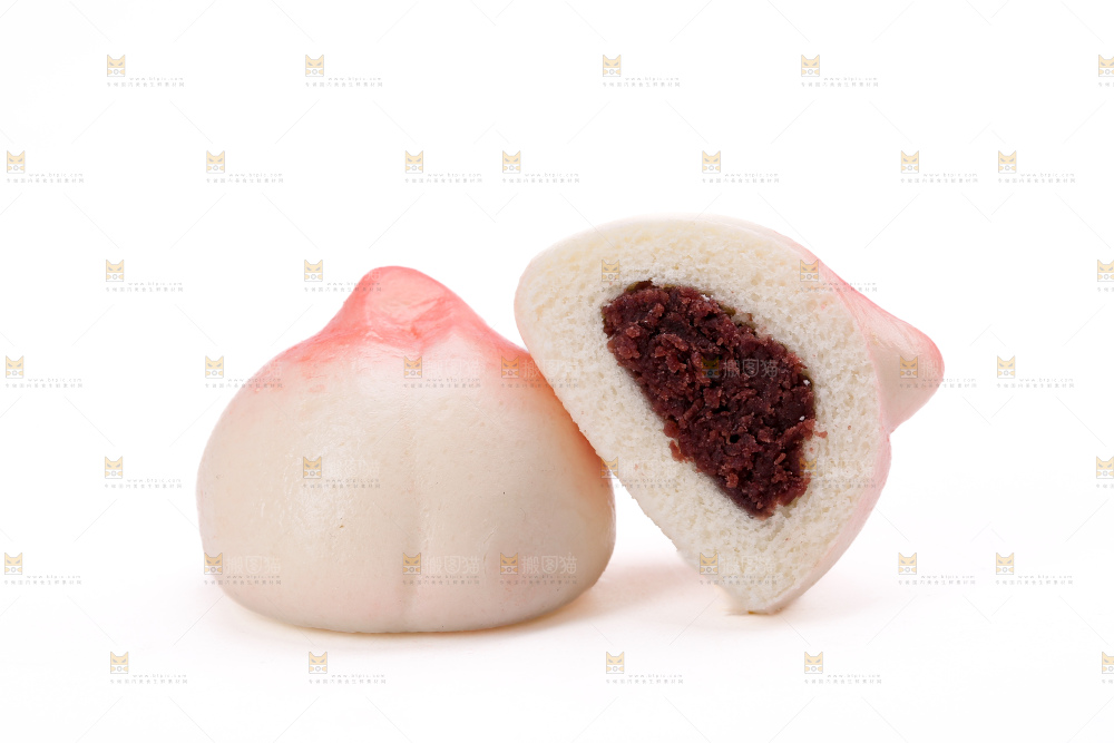 寿桃豆沙包