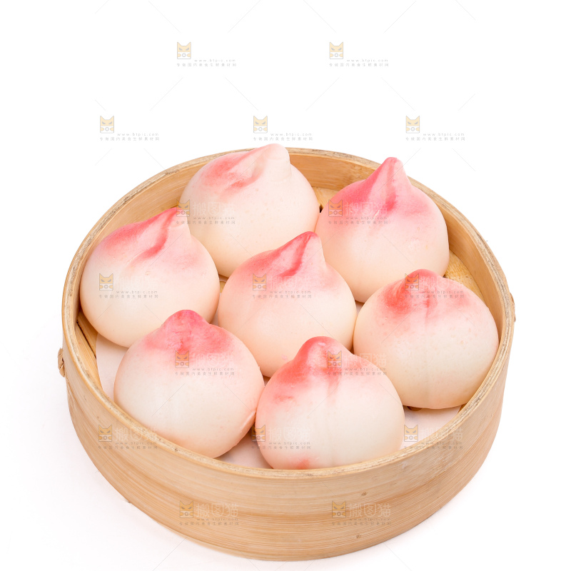 寿桃豆沙包