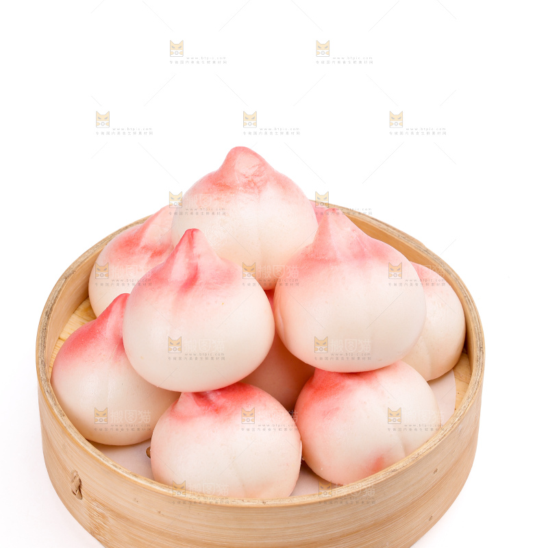 寿桃豆沙包