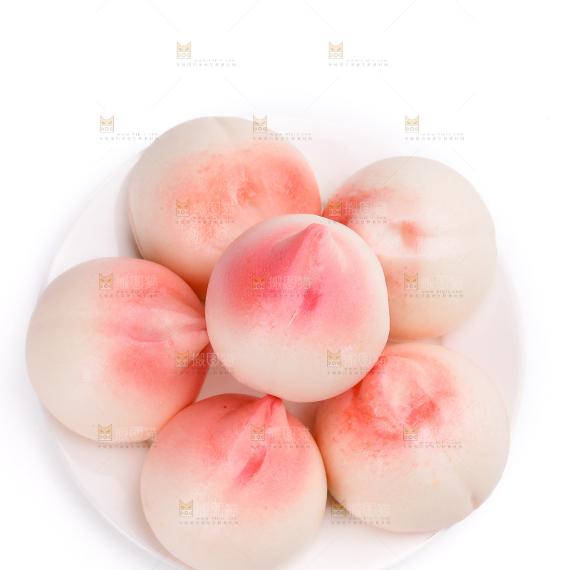寿桃豆沙包