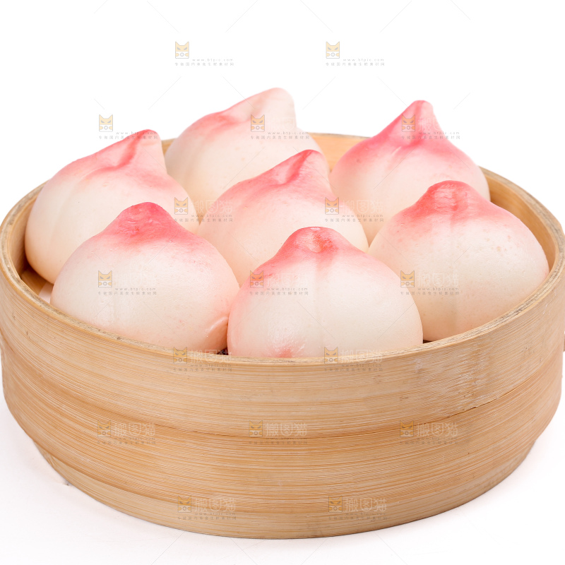 寿桃豆沙包