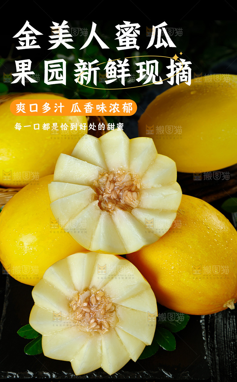 金美人蜜瓜详情页