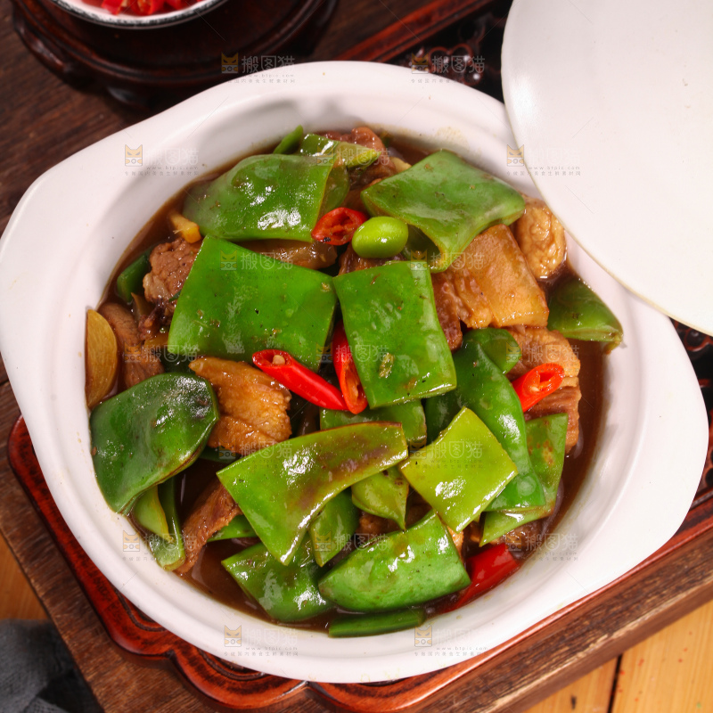 油豆角炒肉