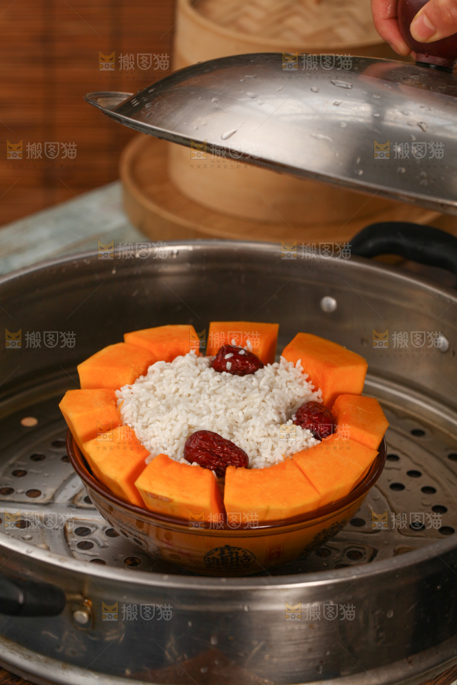 老南瓜糯米饭