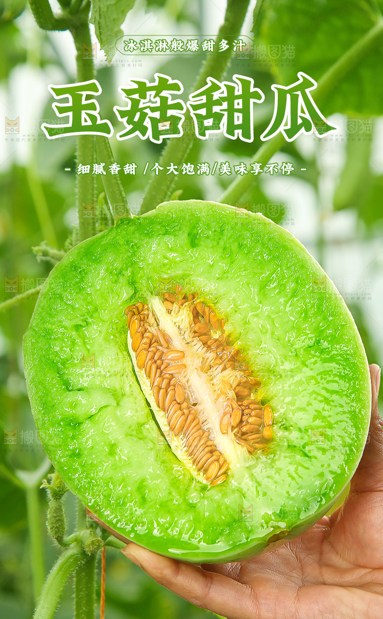 玉菇甜瓜详情页