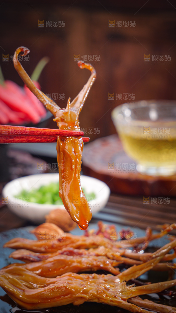 香辣鸭舌