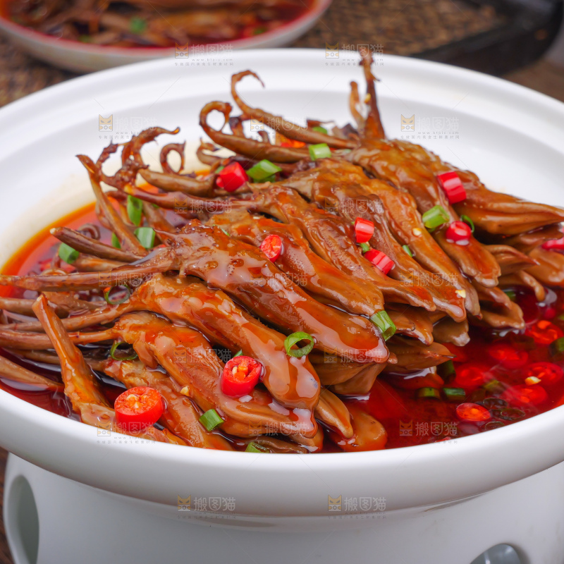 香辣鸭舌