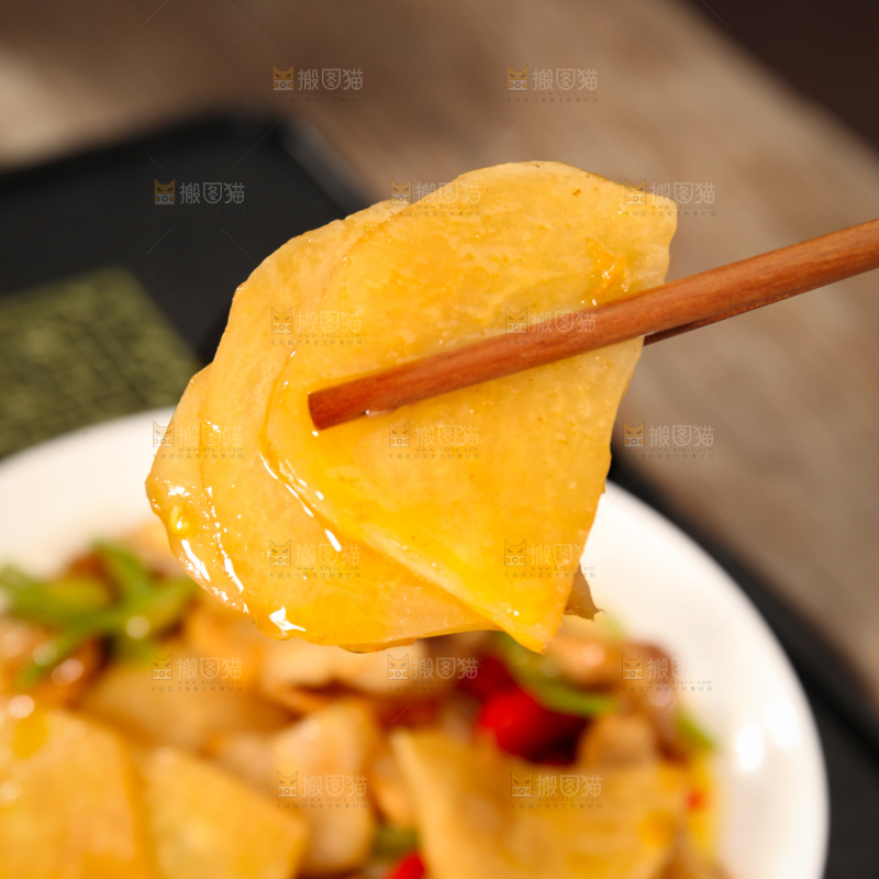 凉薯炒肉