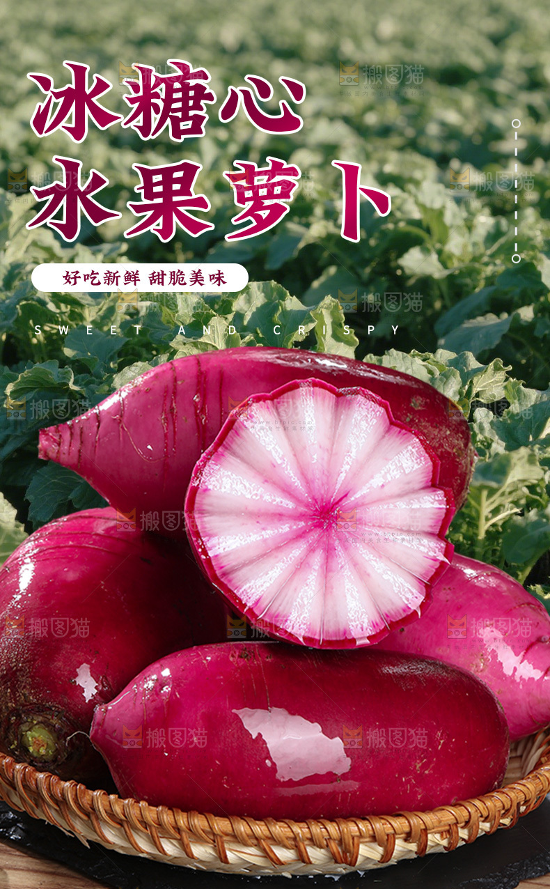 冰糖心水果萝卜详情页
