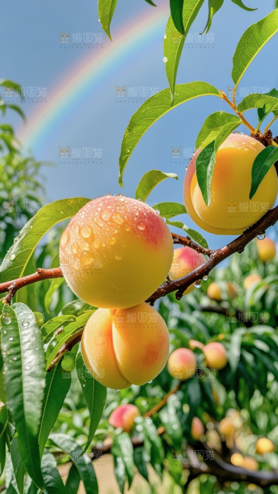 彩虹黄桃