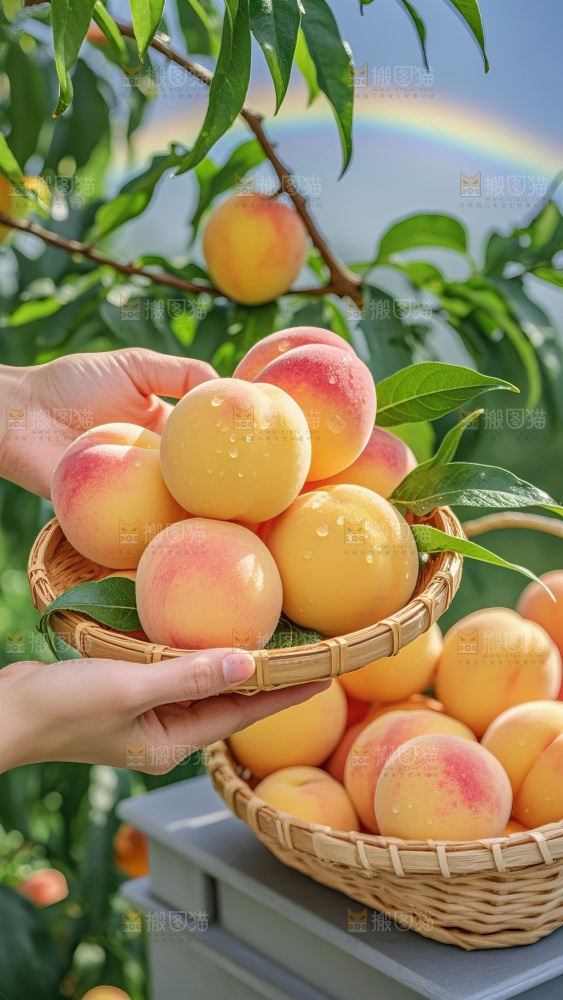 彩虹黄桃