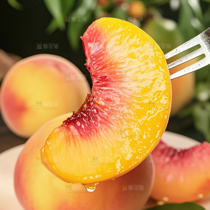彩虹黄桃