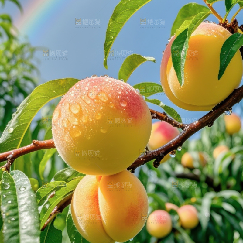 彩虹黄桃