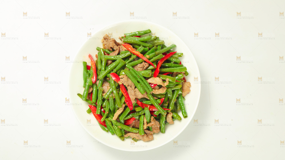 豆角炒肉