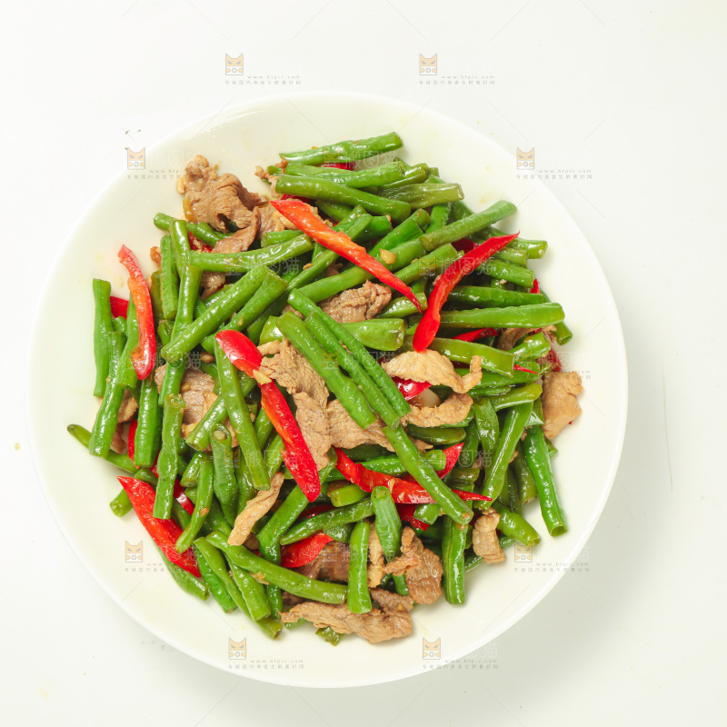 豆角炒肉