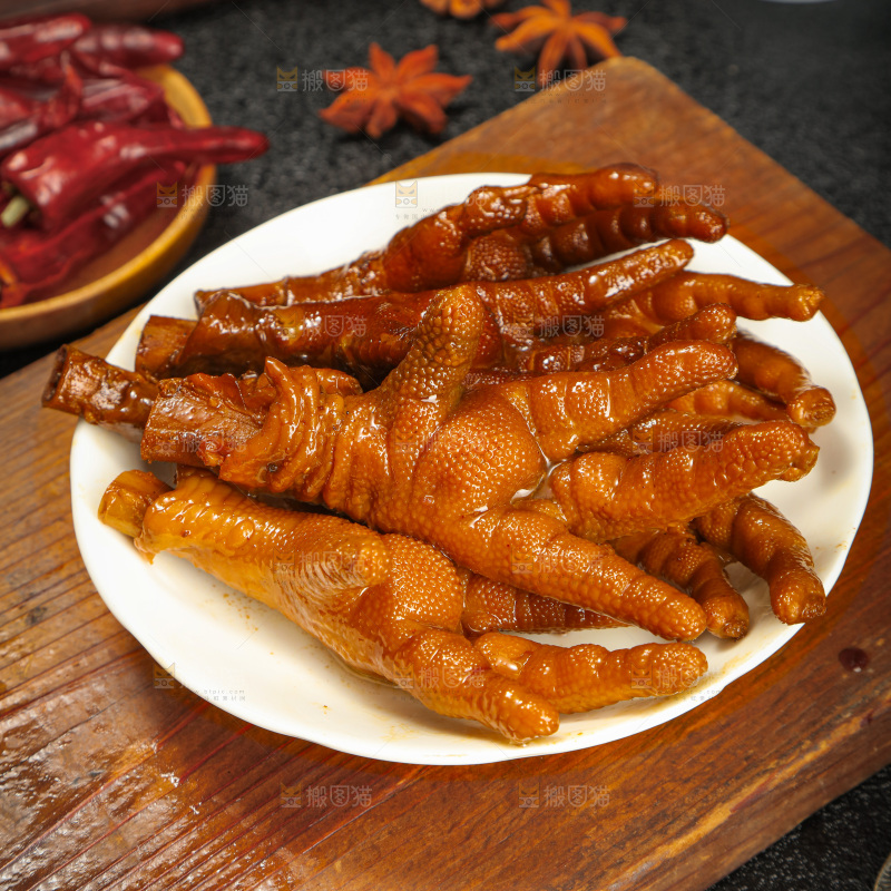 卤鸡爪