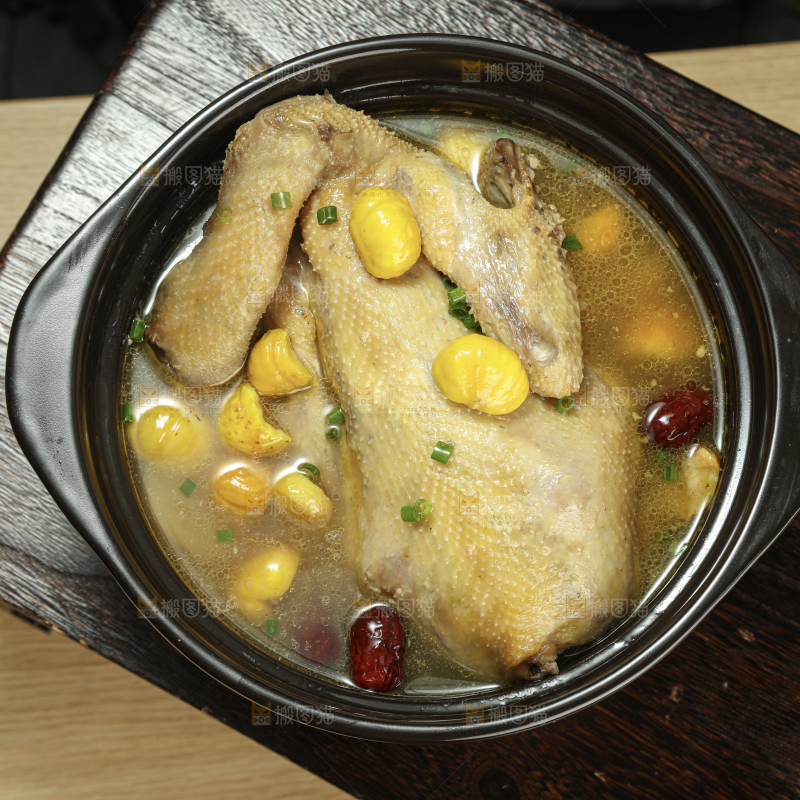 板栗炖鸡