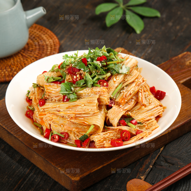 凉拌腐竹