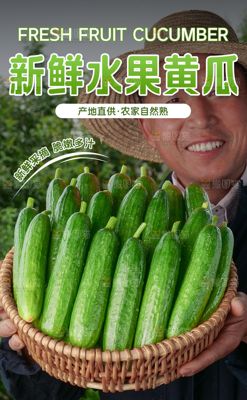 水果黄瓜详情页