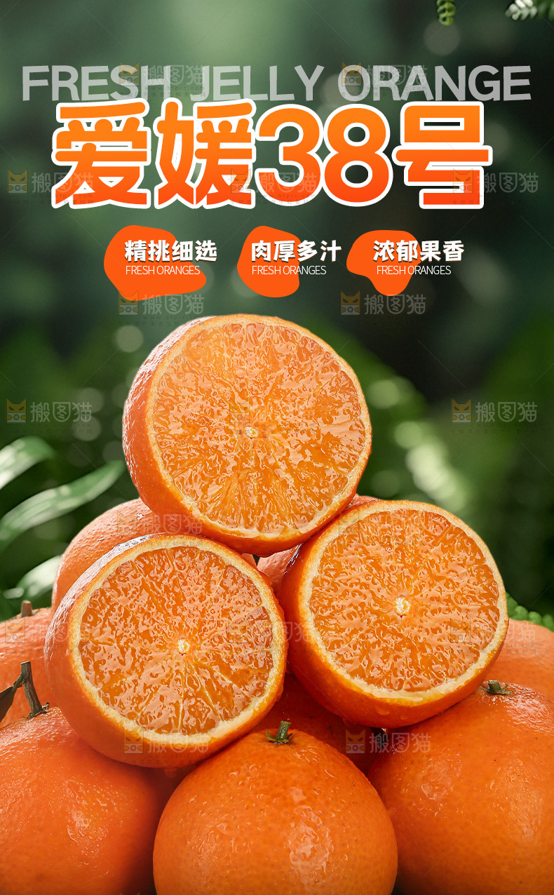 爱媛果冻橙详情页