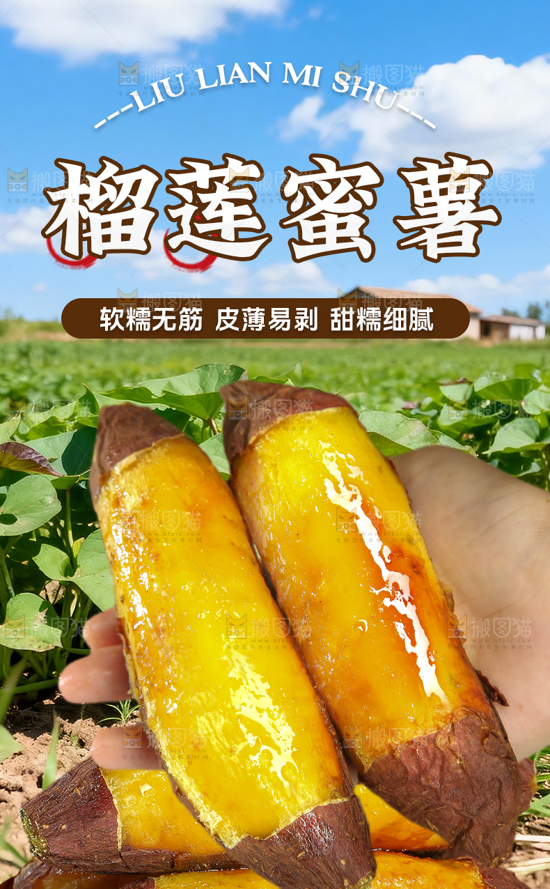 榴莲蜜薯详情页