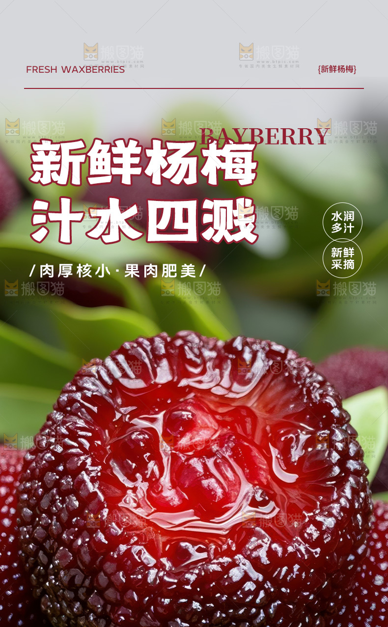 杨梅详情页