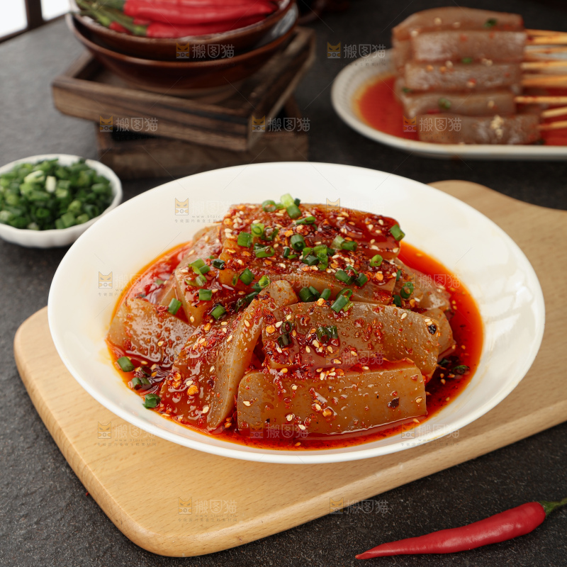 凉拌魔芋豆腐