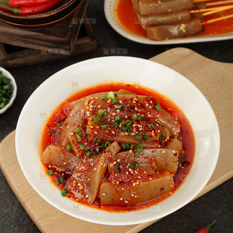 凉拌魔芋豆腐